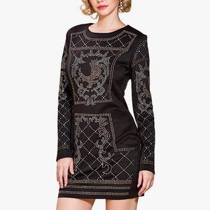 Dazzling Sequin Black Dress